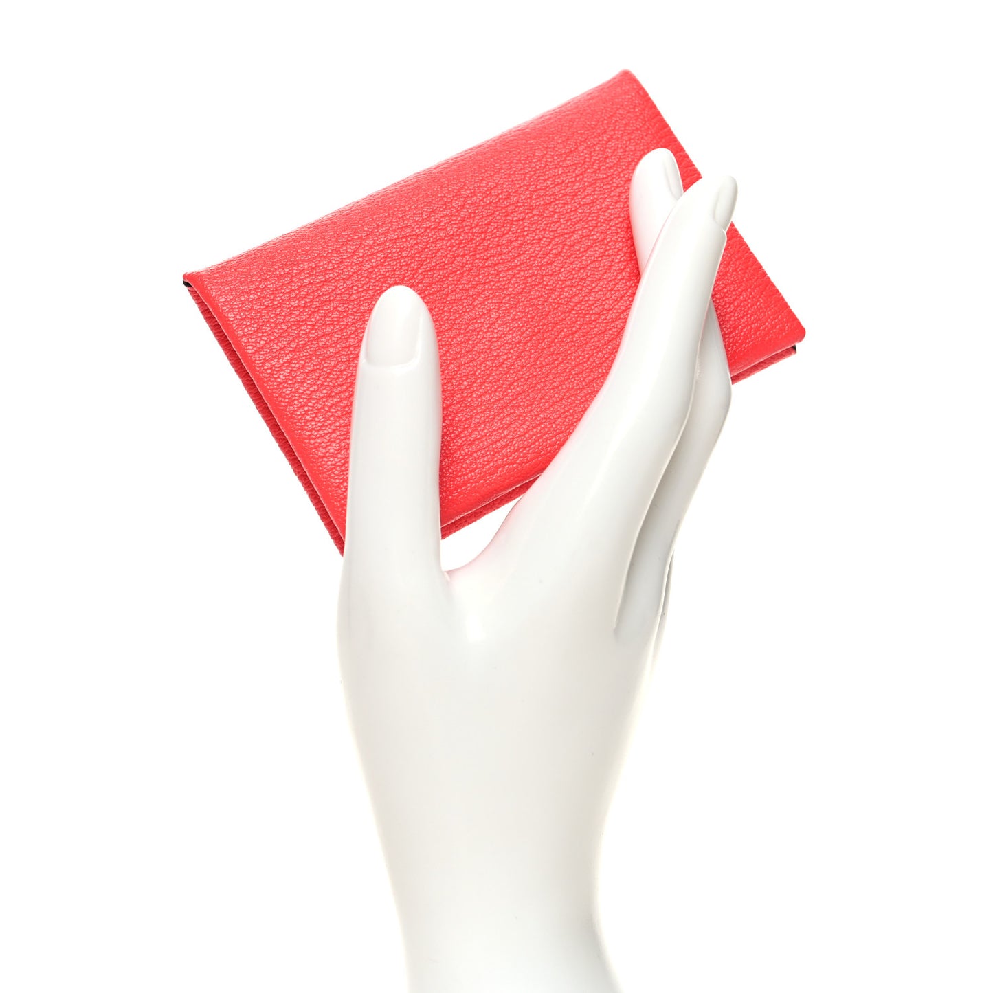 Chevre Mysore Verso Calvi Card Case Rose Texas Quebracho