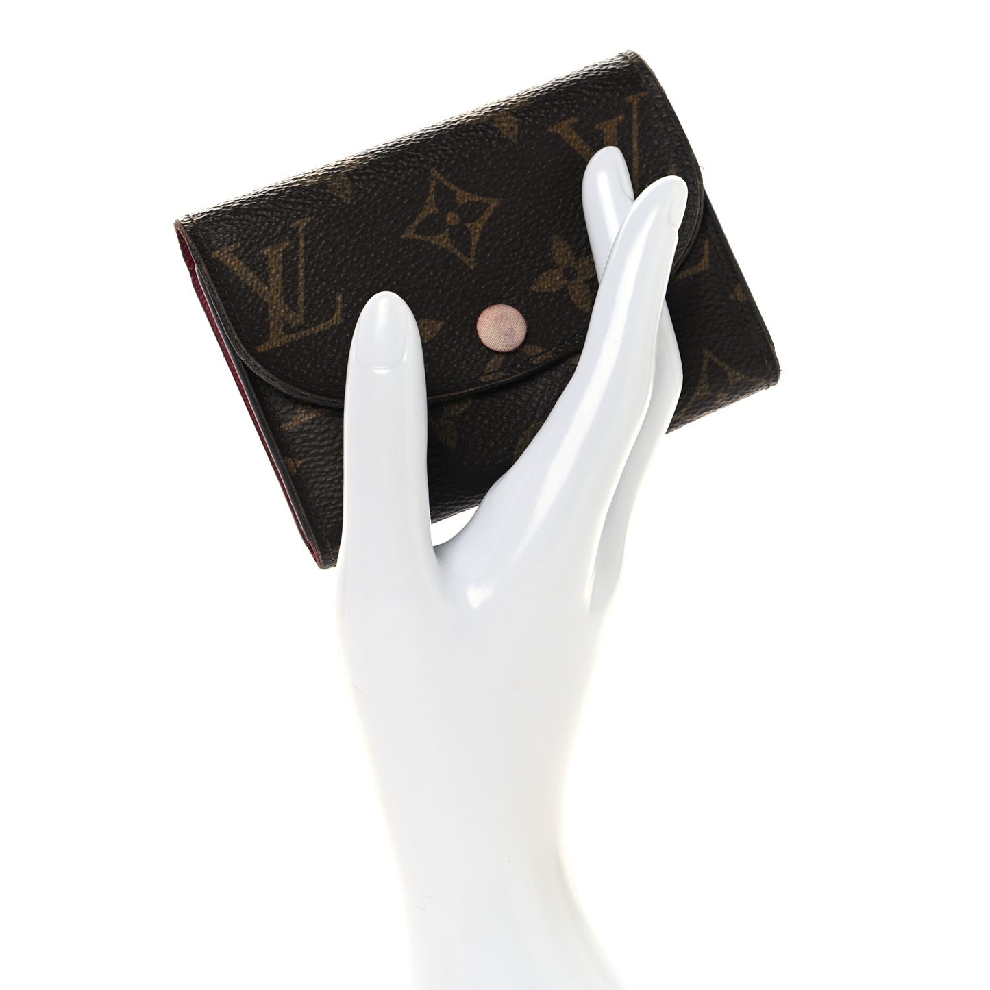 Monogram Rosalie Coin Purse Fuchsia