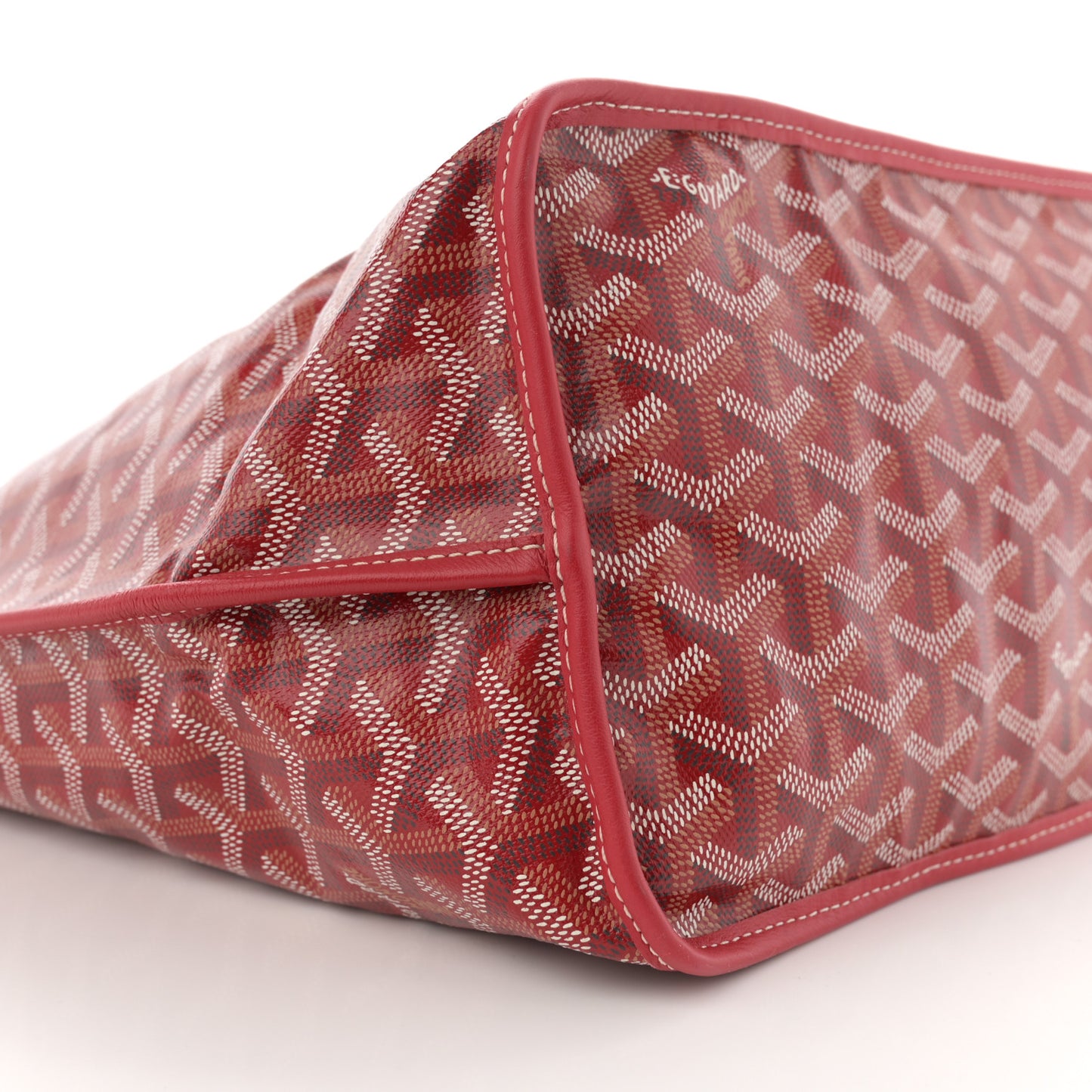 Goyardine Reversible Anjou PM Red
