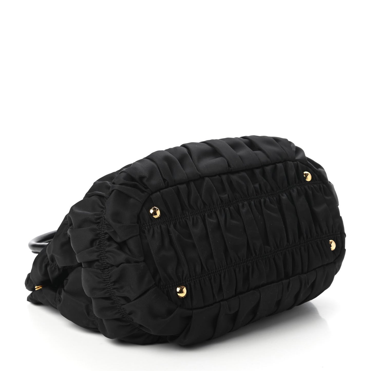 Tessuto Nylon Gaufre Tote Black