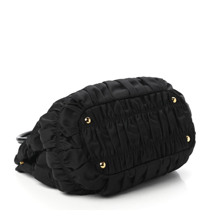 Prada Tessuto Nylon Gaufre Tote Black 4 of 10