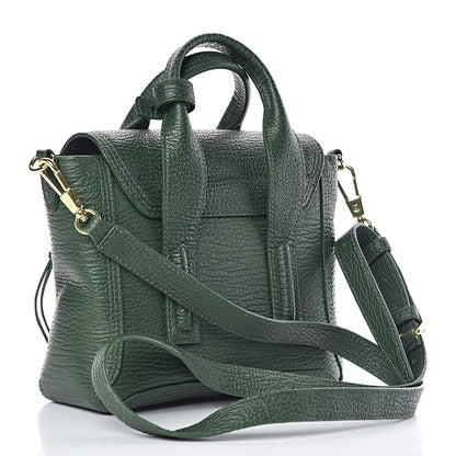 3.1 Phillip Lim 3.1 Textured Calfskin Mini Pashli Satchel Jade 3 of 11