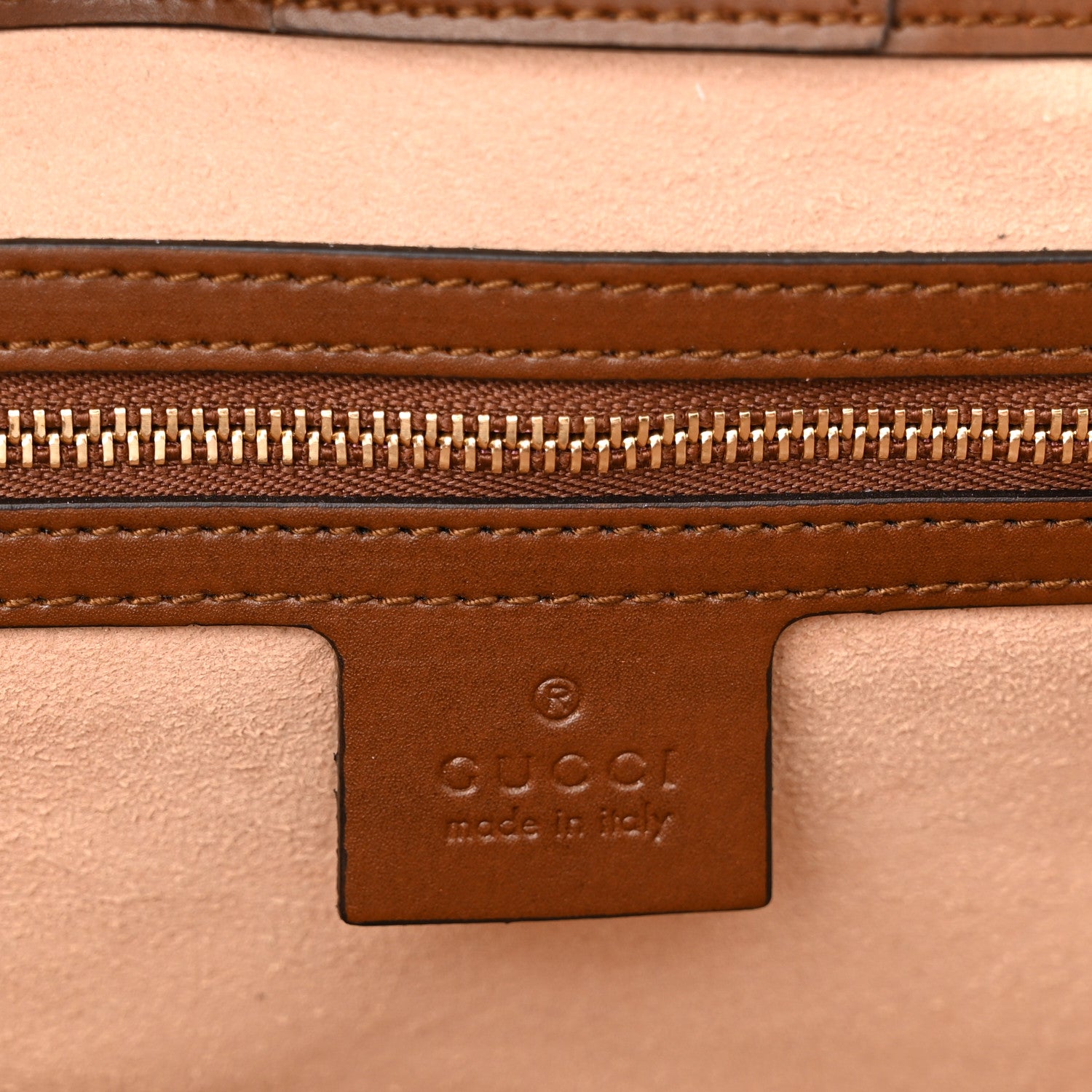Gucci Soft GG Supreme Monogram Small Crossbody Tote Beige Cuir 6 of 10