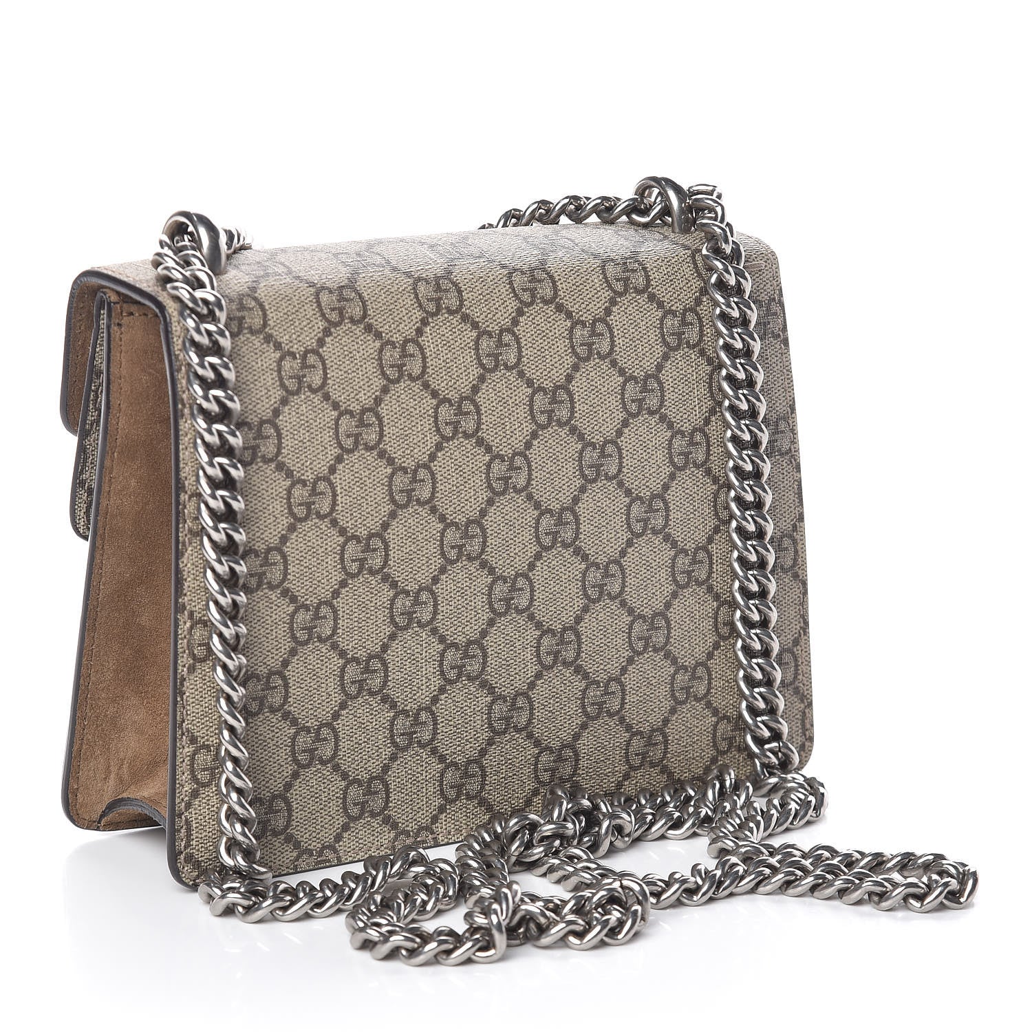 Gucci GG Supreme Monogram Mini Dionysus Shoulder Bag Taupe 3 of 10