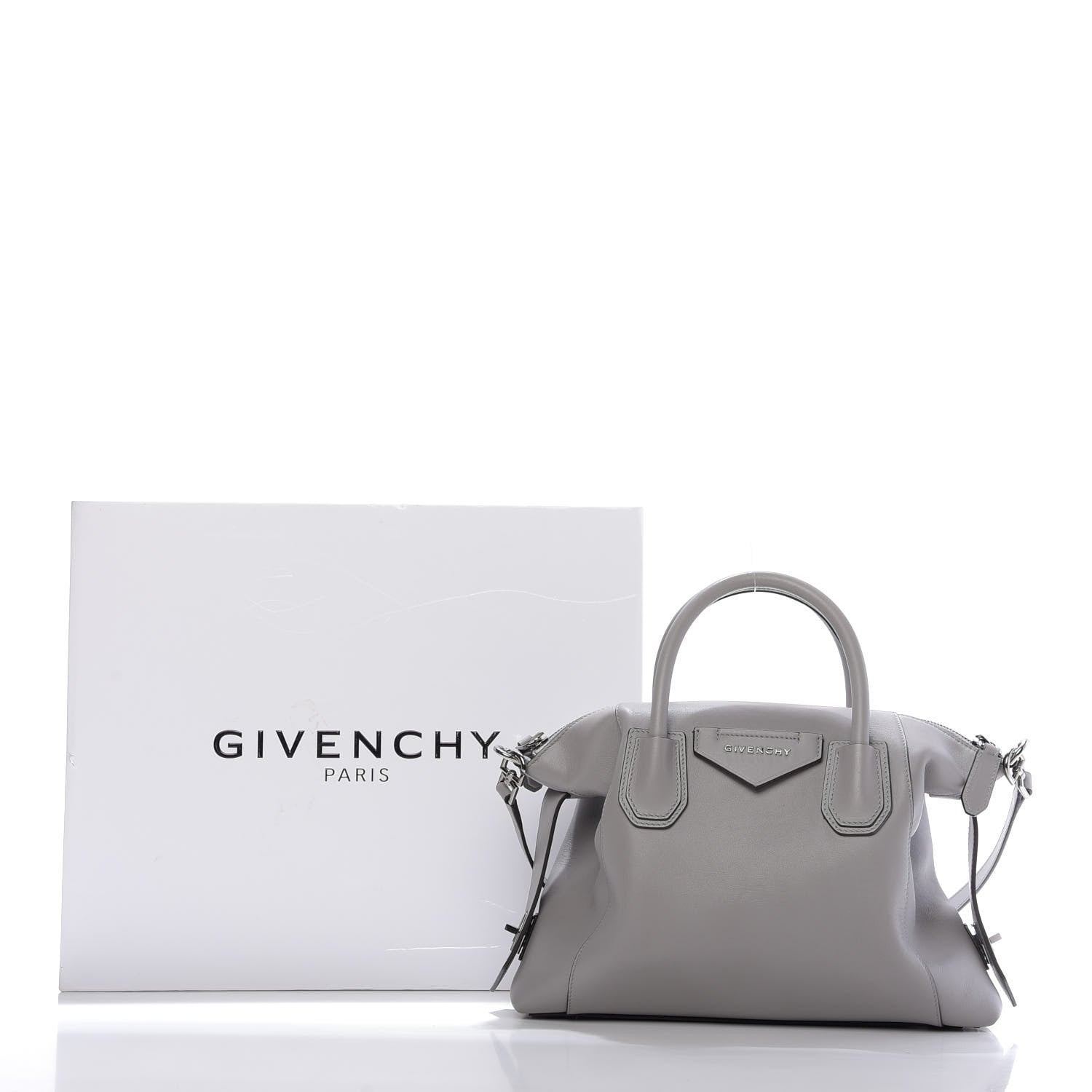 Givenchy Calfskin Small Soft Antigona Pearl Grey 9 of 9