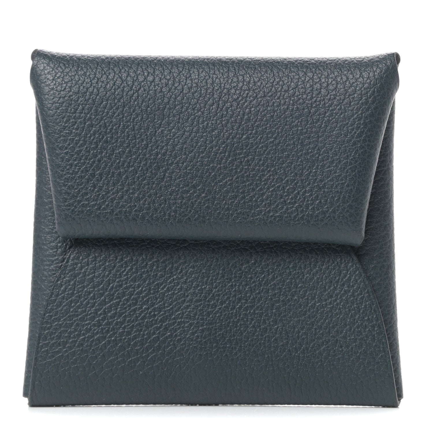 Hermes Evercolor Verso Bastia Coin Purse Bleu Ocean Bleu Paradis 1 of 6