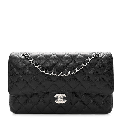 Chanel Caviar Quilted Medium Double Flap Black 1 of 11