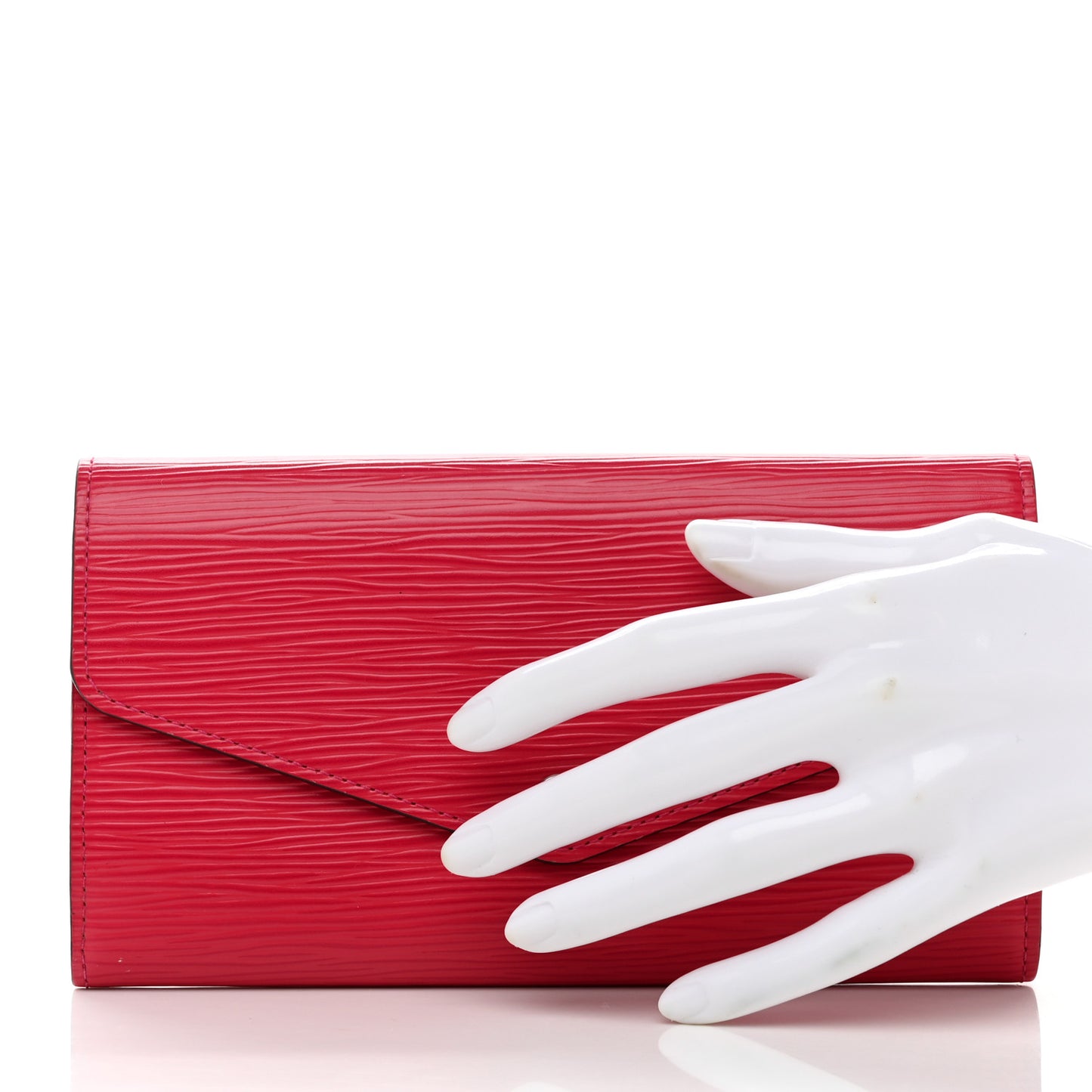 Epi Sarah Wallet NM Coquelicot