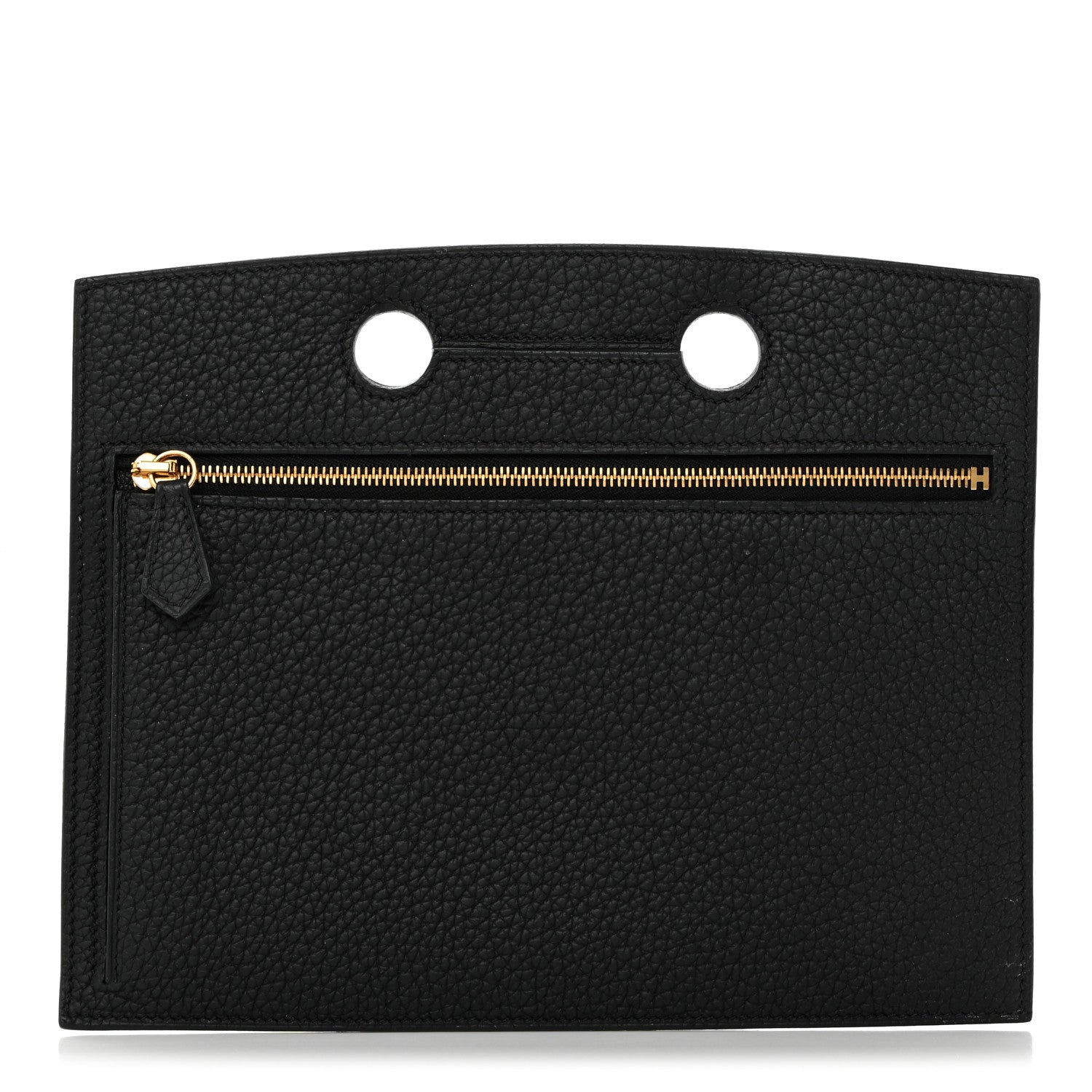 Hermes Togo Backpocket Pouch 25 Black 1 of 7