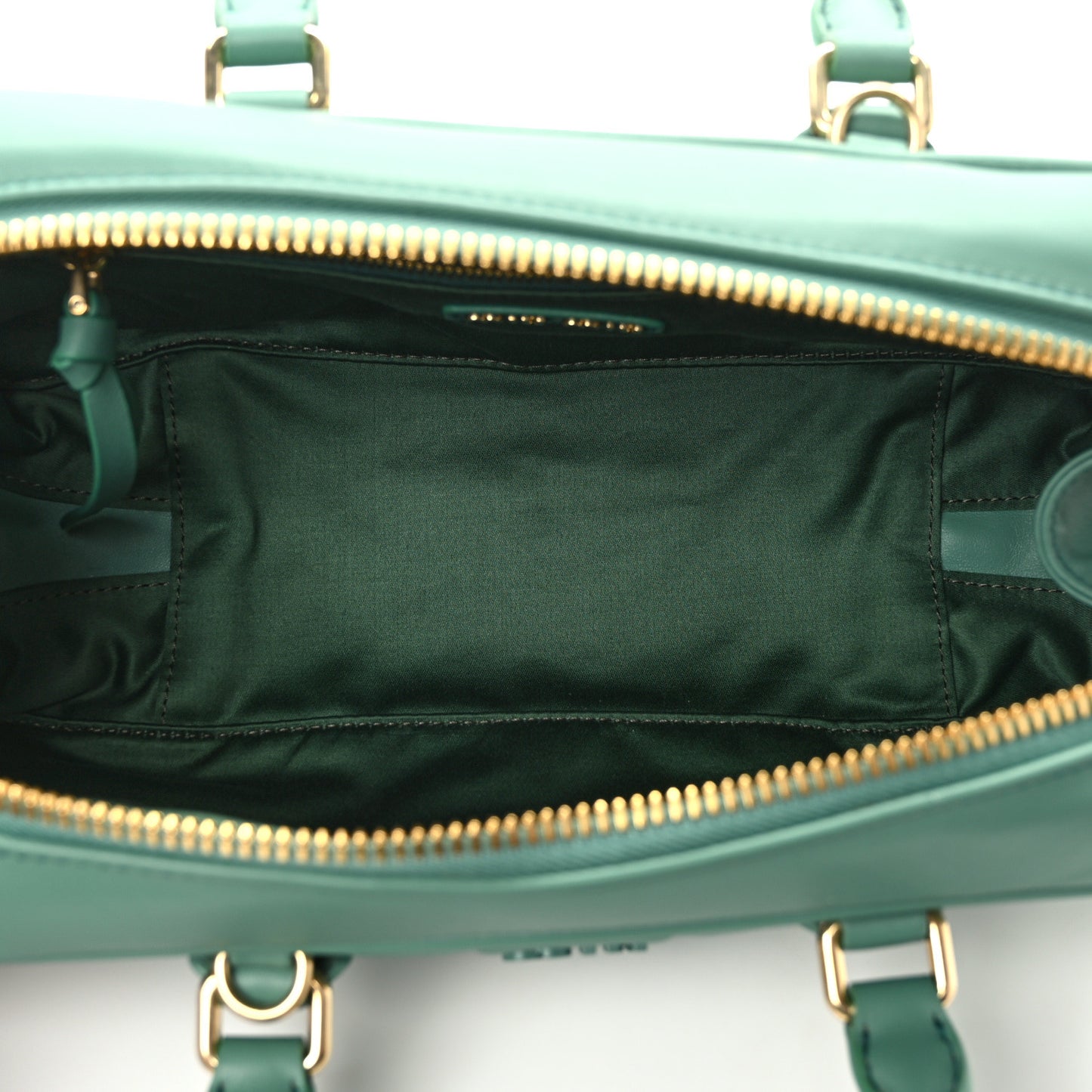 Calfskin Arcadie Top Handle Bag Salvia