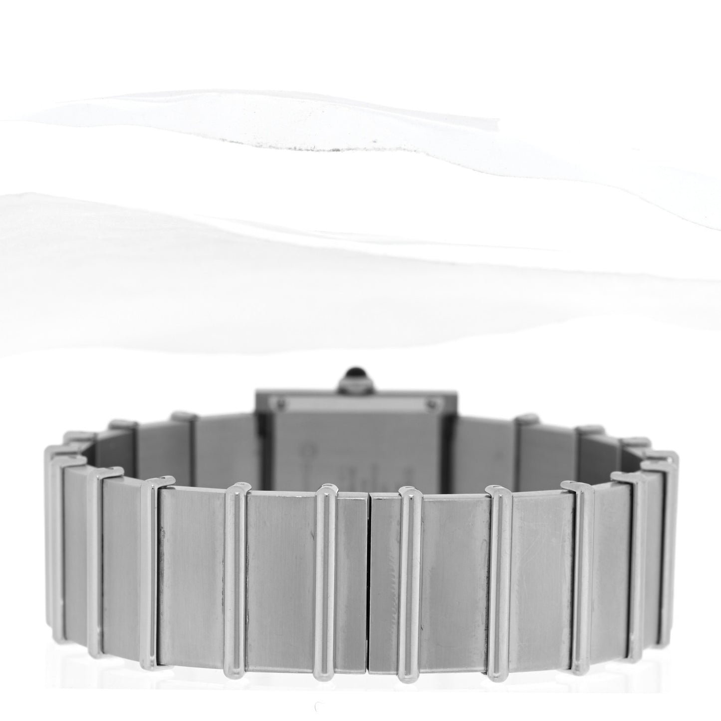 Stainless Steel Diamond 23mm Mademoiselle Quartz Watch Black