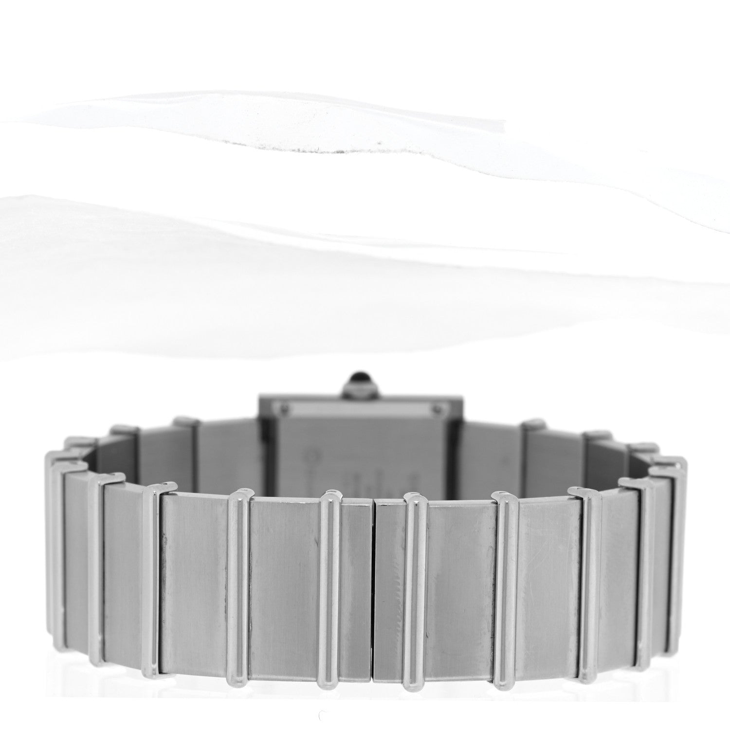 Chanel Stainless Steel Diamond 23mm Mademoiselle Quartz Watch Black 3 of 4