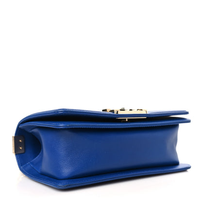 Chanel Calfskin Quilted Small Boy Flap Blue 4 of 9
