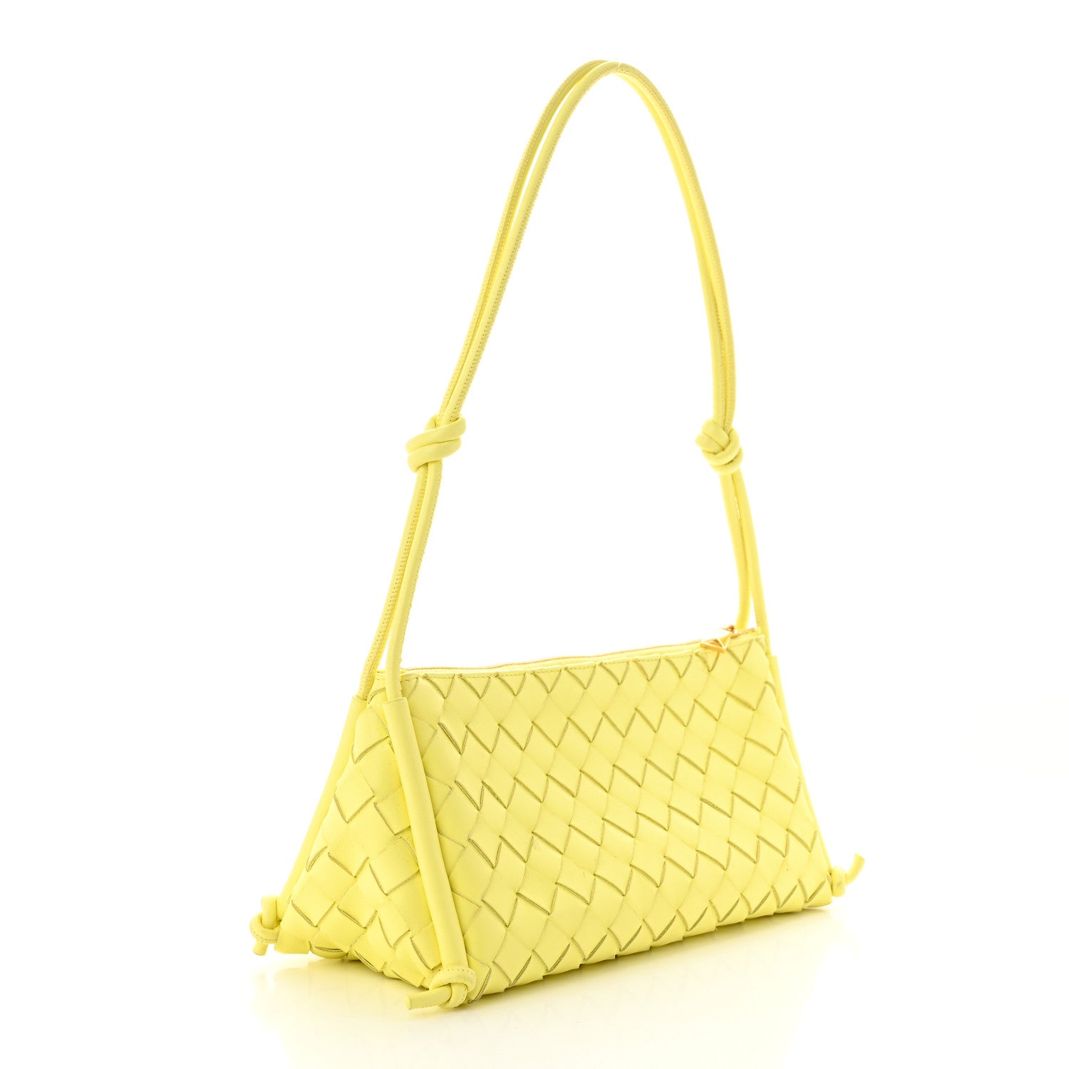 Bottega Veneta Nappa Intrecciato Pouch On Strap Lantern Gold 3 of 9