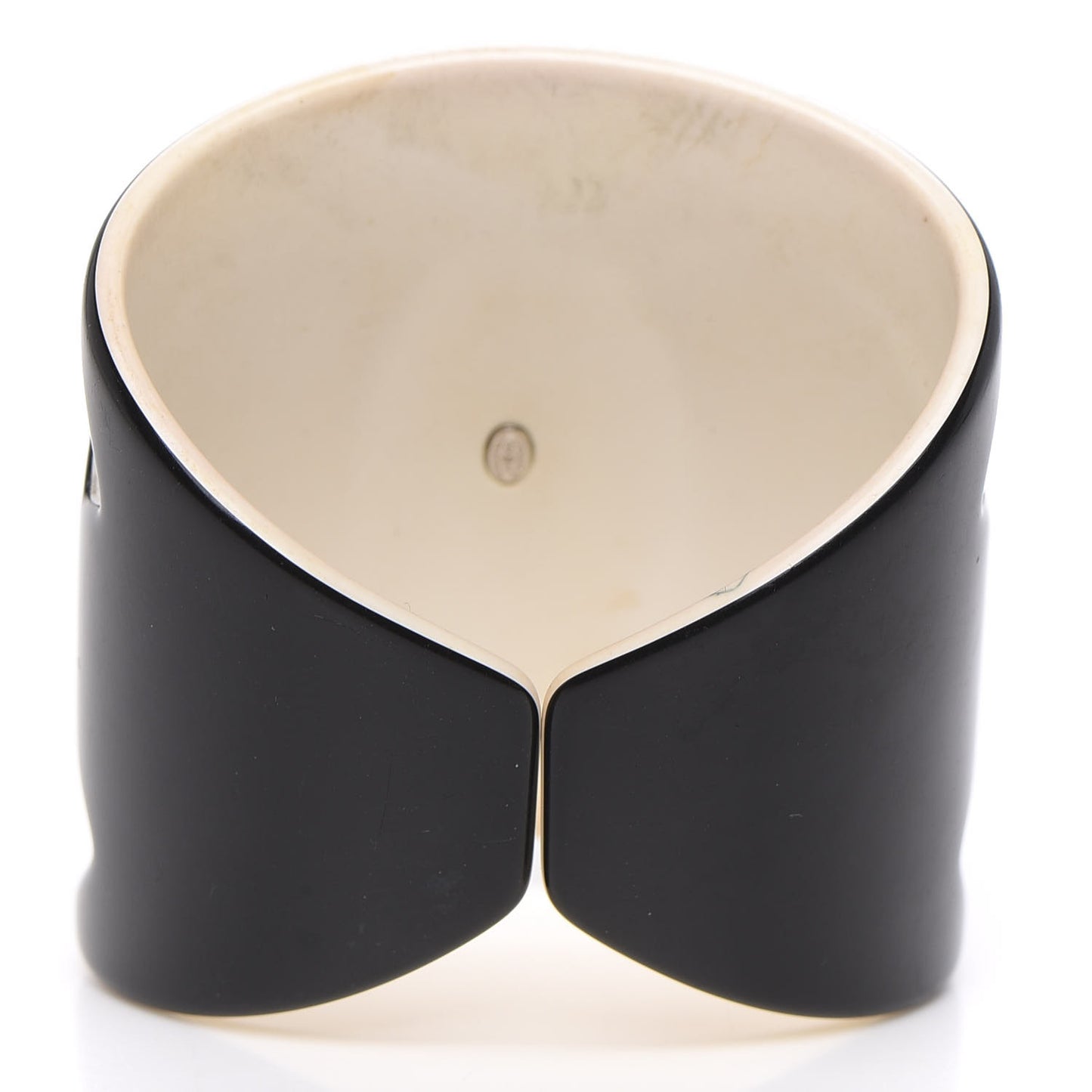 Resin CC Wide Cuff Black White