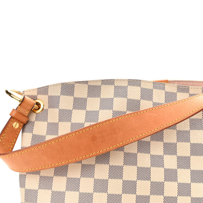 Louis Vuitton Damier Azur Graceful PM Rose Ballerine 10 of 14