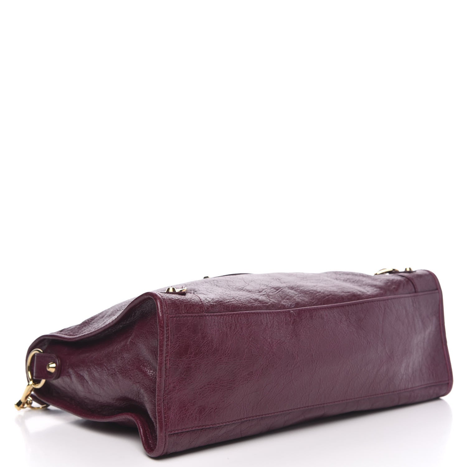 Balenciaga Agneau Classic Gold Hardware City Violet Prune 4 of 11