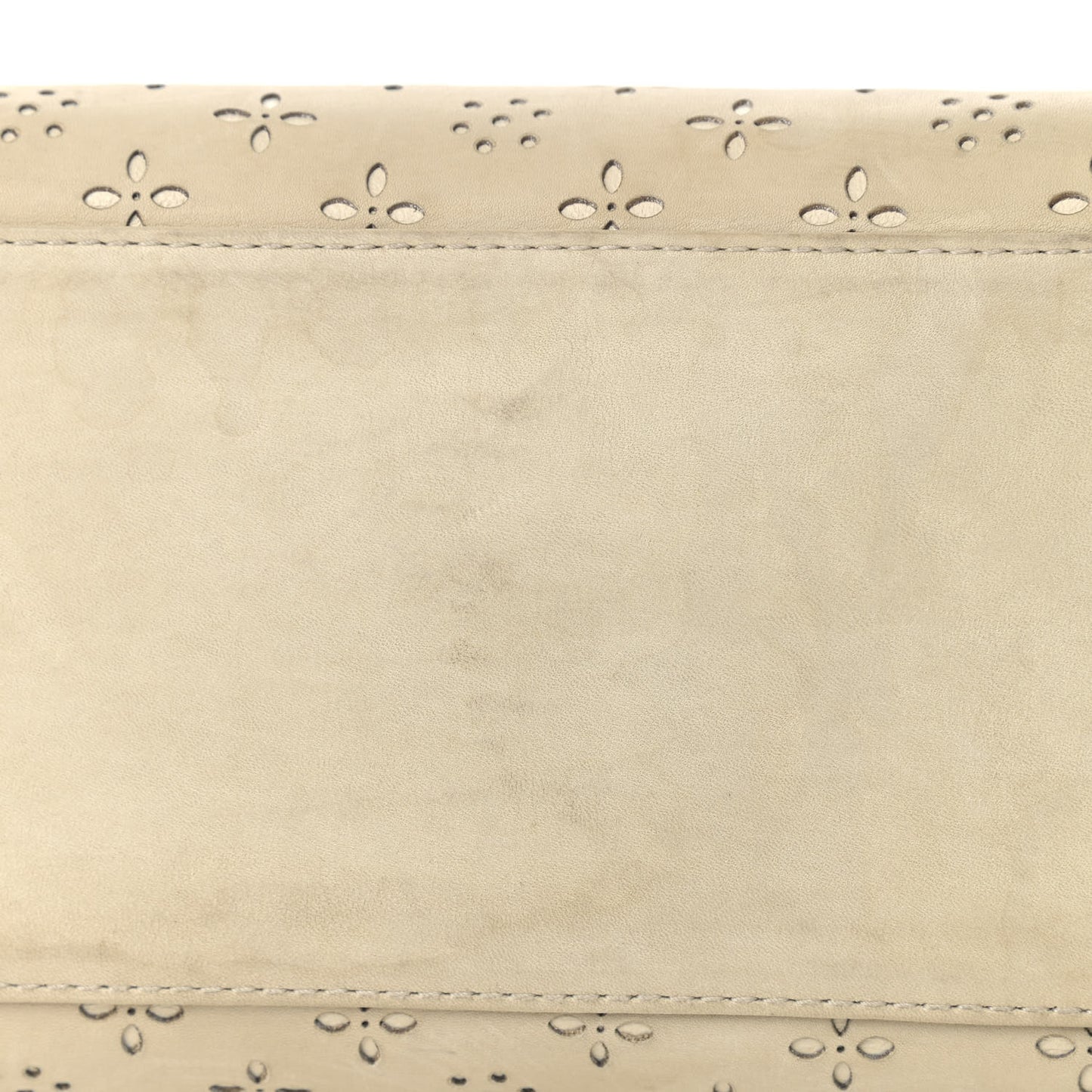 Nubuck Perforated Medium Lady Dior Beige