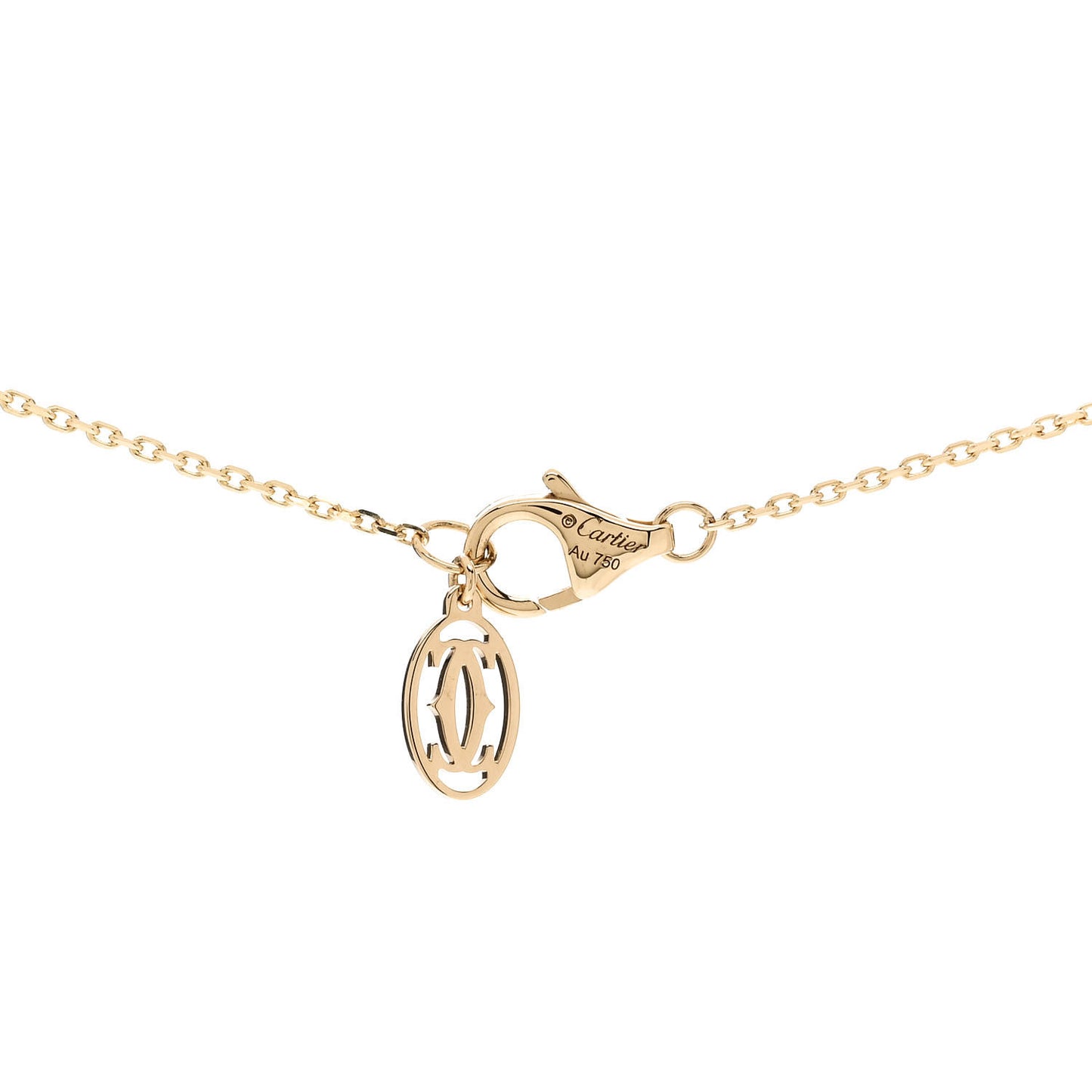 18K Yellow Gold Diamond XS D'Amour Pendant Necklace