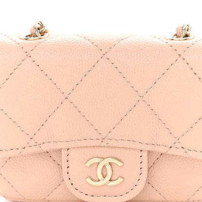 Chanel Caviar Quilted Mini Chain Belt Bag Light Beige 8 of 11