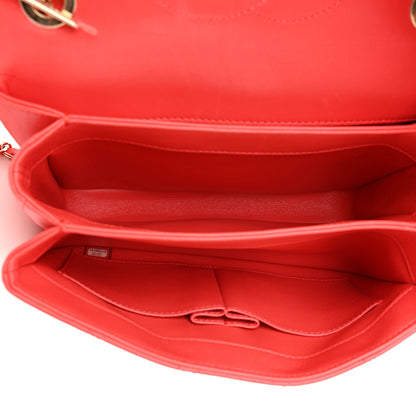 Chanel Lambskin Quilted Small Trendy CC Flap Dual Handle Bag Red 5 of 12