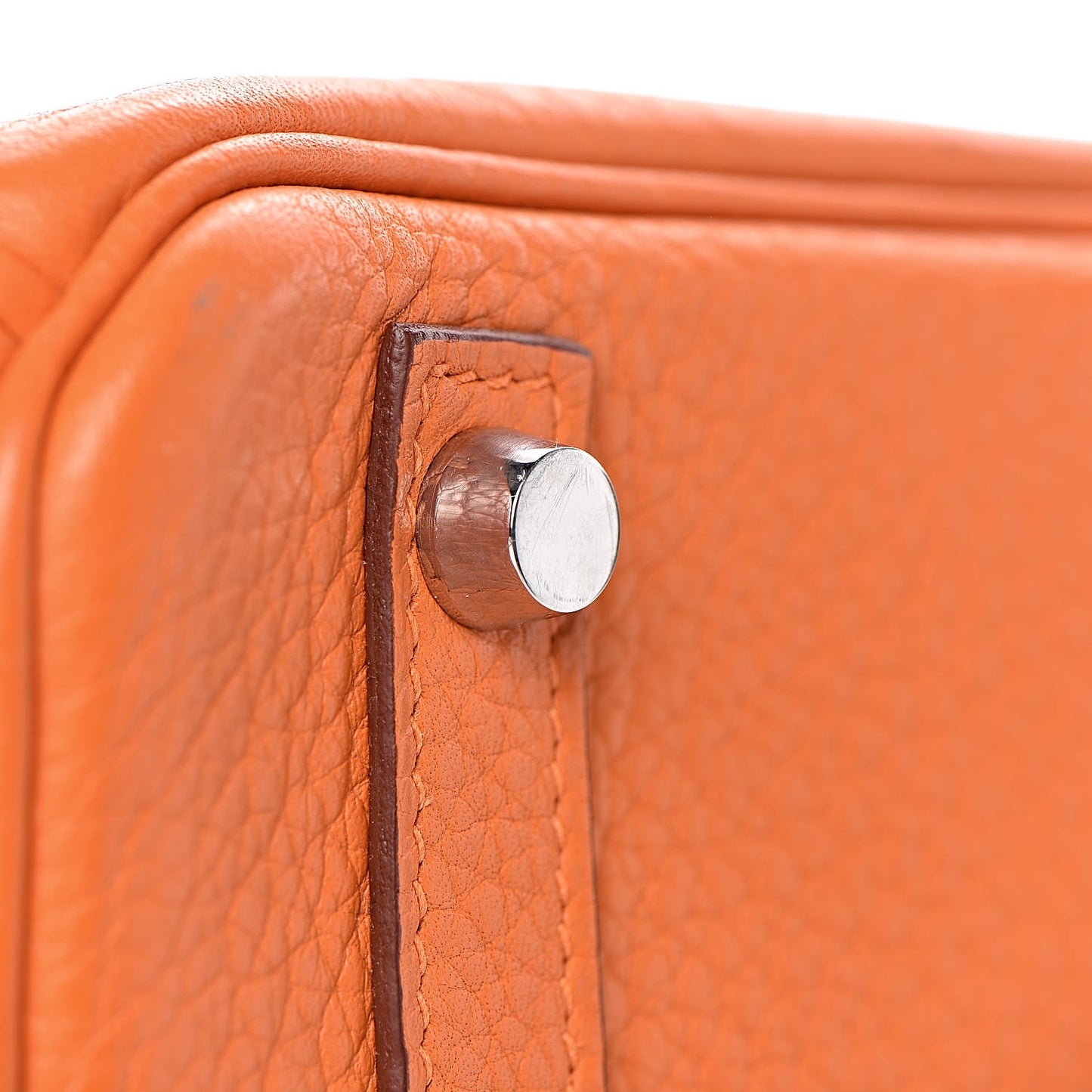 Taurillon Clemence Birkin 30 Orange