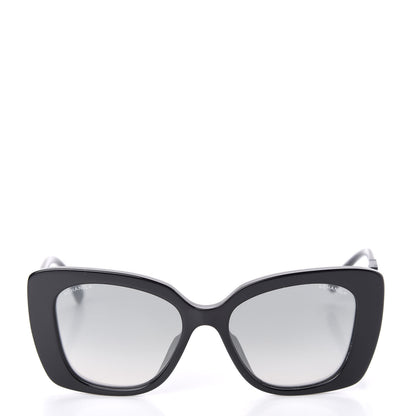 Chanel Acetate Strass Square Sunglasses 5422 Black 2 of 8