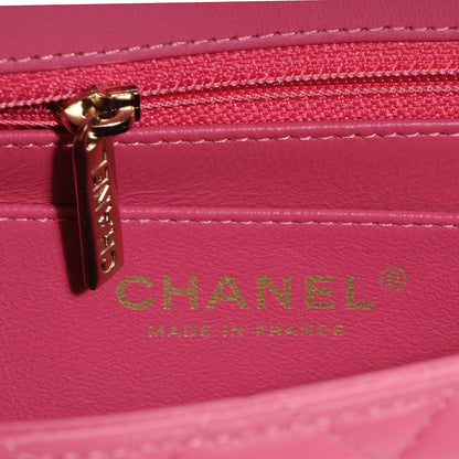 Chanel Lambskin Quilted Mini Square Flap Pink 7 of 9
