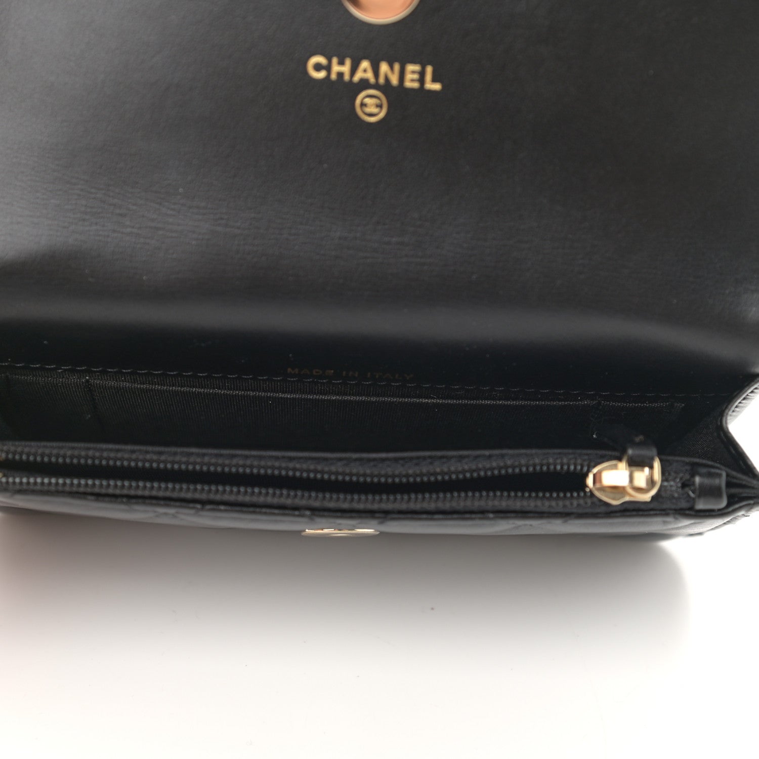 Chanel Calfskin Quilted Maxi Pearls Clutch With Chain Black 5 of 10
