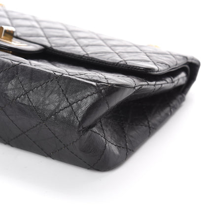 Chanel Aged Calfskin Quilted 2.55 Reissue 225 Flap Black 9 of 9