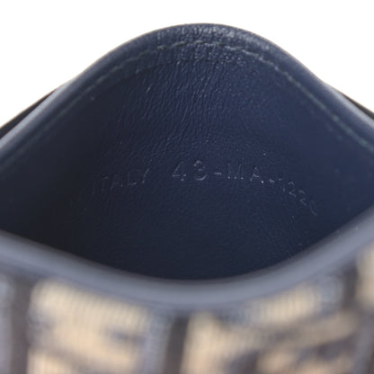 Christian Dior Oblique Saddle Card Holder Blue 7 of 7