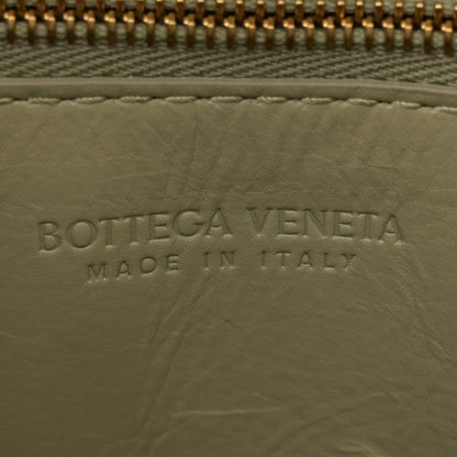 Bottega Veneta Calfskin Intreccio Plisse Small Cassette Crossbody Bag Travertine 6 of 10