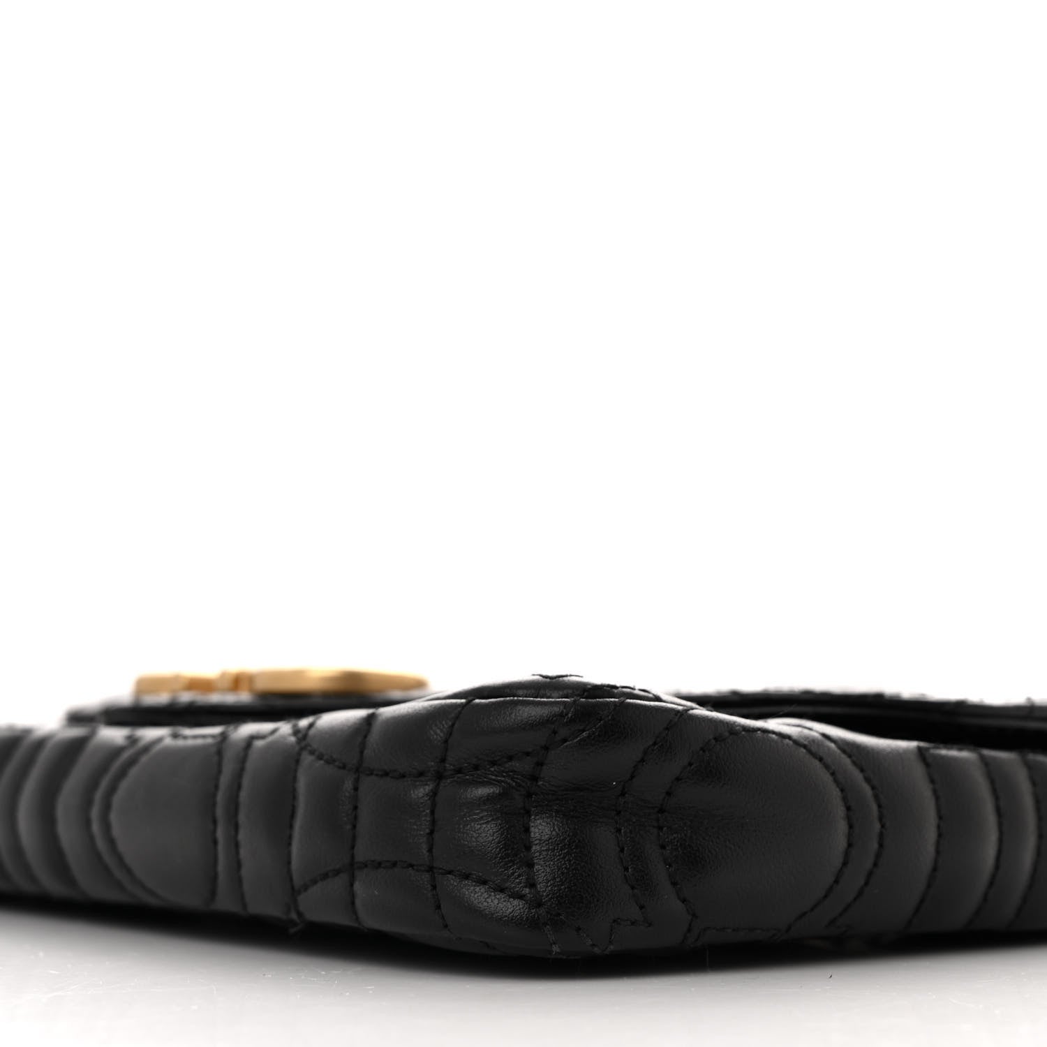 Salvatore Ferragamo Calfskin Quilted Gancini Mini Bag Black 8 of 12