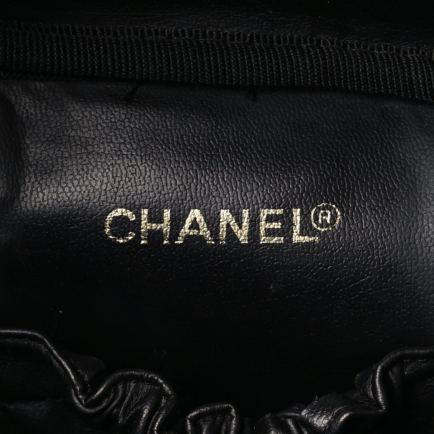 Chanel Caviar Cosmetic Vanity Bag Black 6 of 10