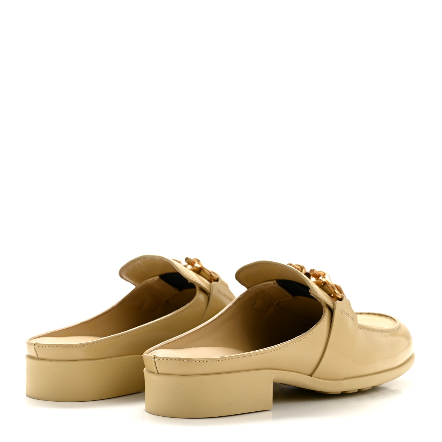 Bottega Veneta Soft Vinyl Calfskin Monsieur Loafers 38 Cane Sugar 5 of 10