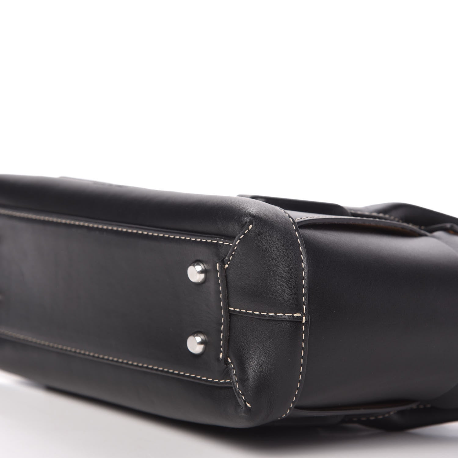 Bottega Veneta French Calfskin Maxi Intrecciato Small Arco Black 7 of 10