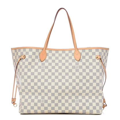 Louis Vuitton Damier Azur Neo Neverfull GM Rose Ballerine 1 of 13