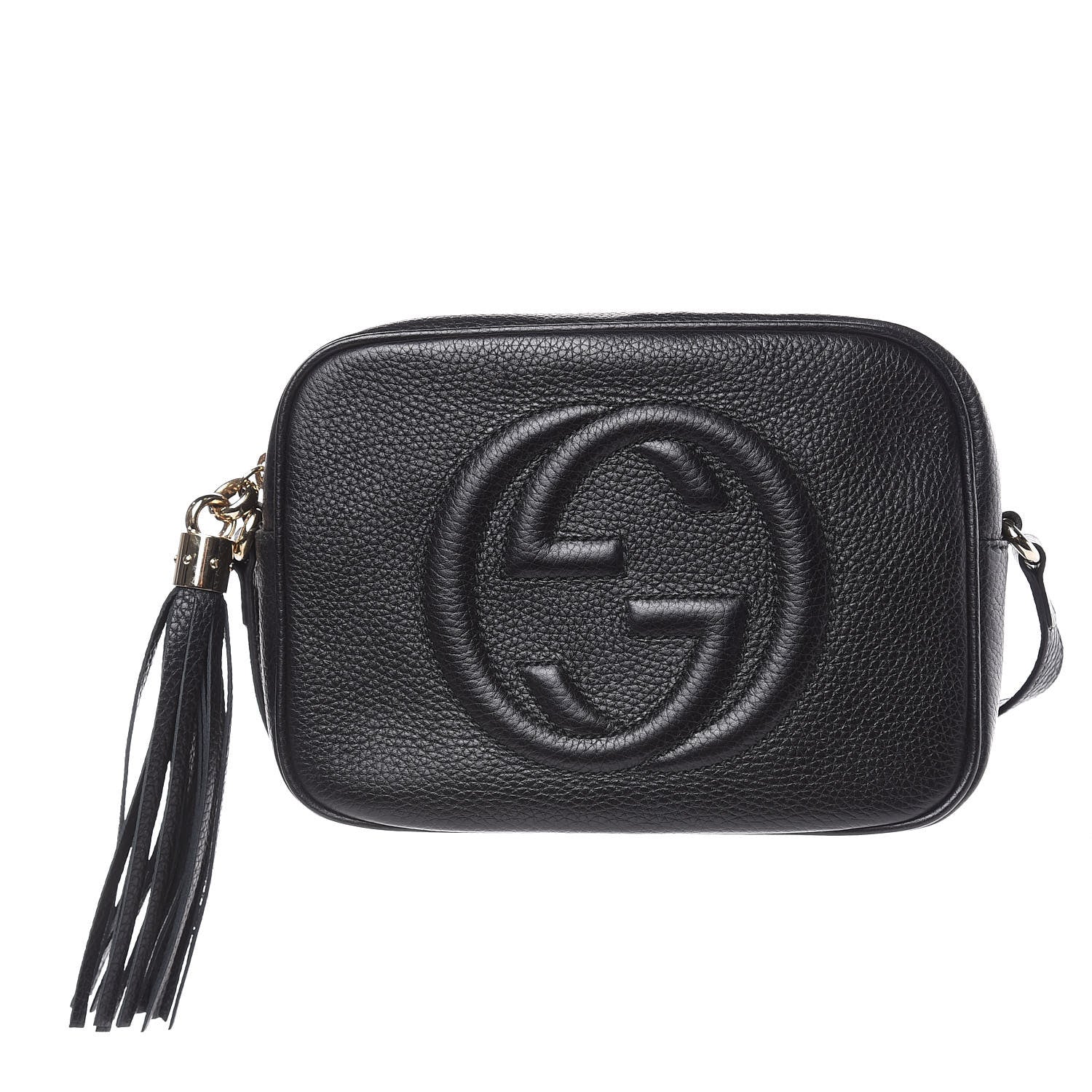 Gucci Pebbled Calfskin Small Soho Disco Bag Black 1 of 9