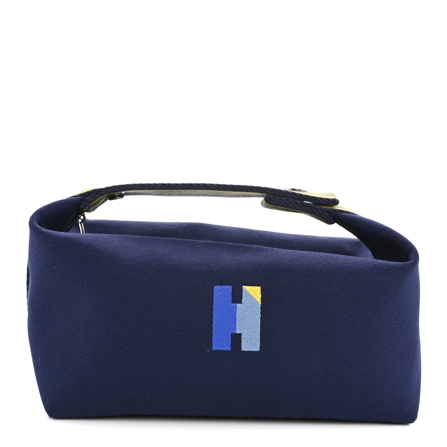 Hermes Canvas Small Bride-A-Brac Pavillon Pouch Marine 1 of 6