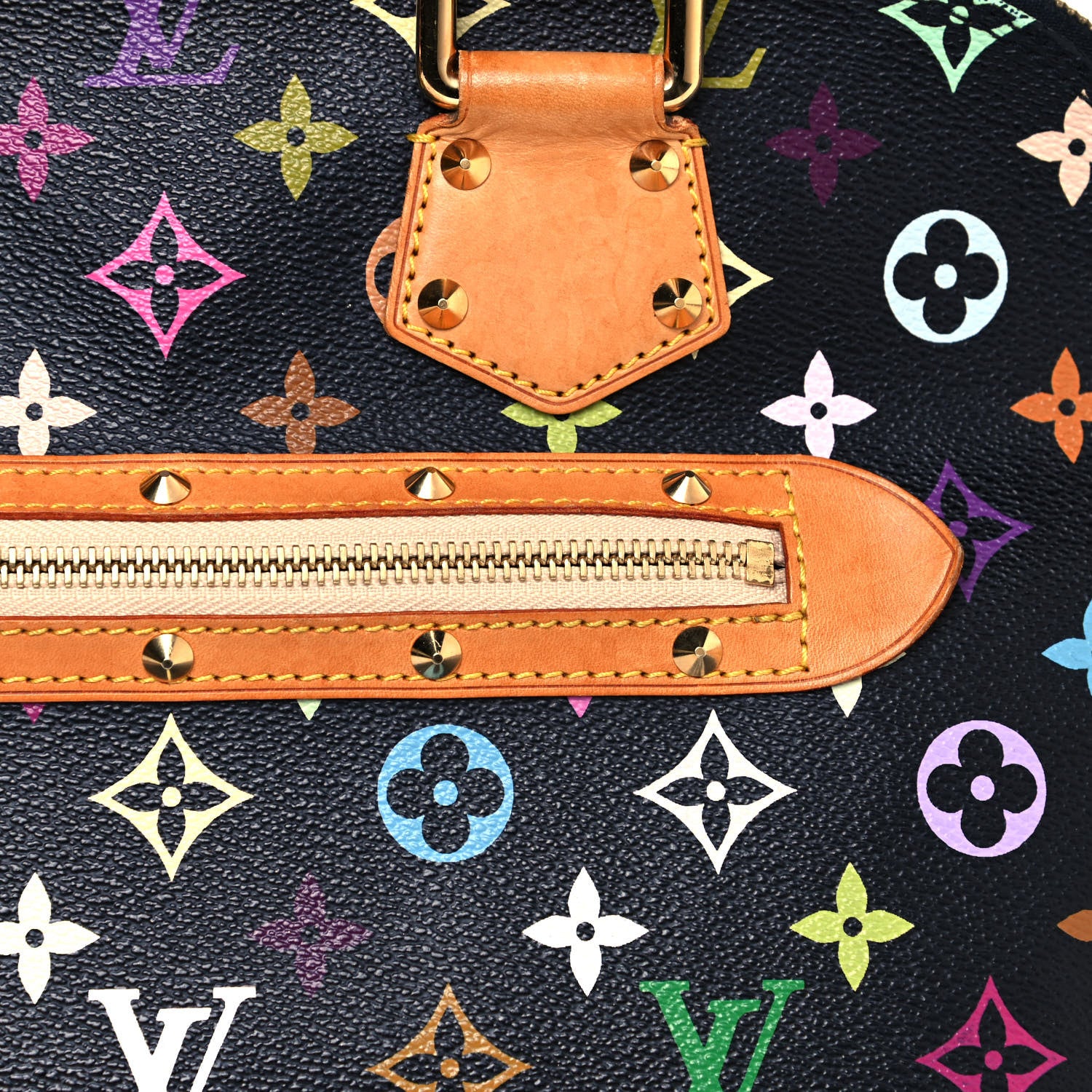 Louis Vuitton Monogram Multicolor Alma Black 8 of 15