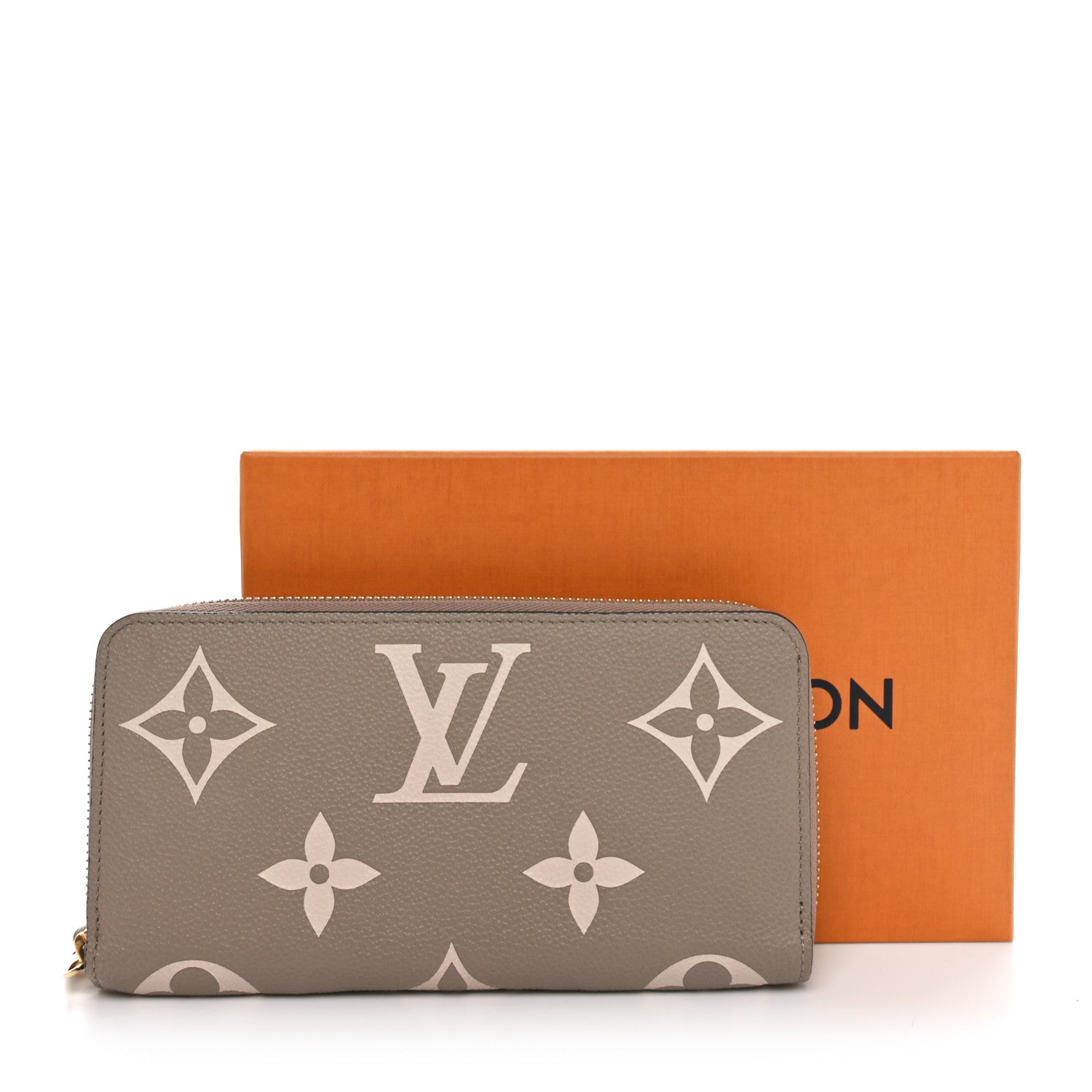 Louis Vuitton Empreinte Monogram Giant Zippy Wallet Tourterelle Creme 10 of 11