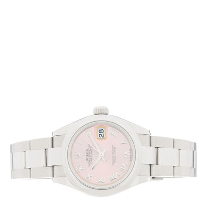 Rolex Stainless Steel 28mm Oyster Perpetual Datejust Watch Pink Roman 279160 2 of 4
