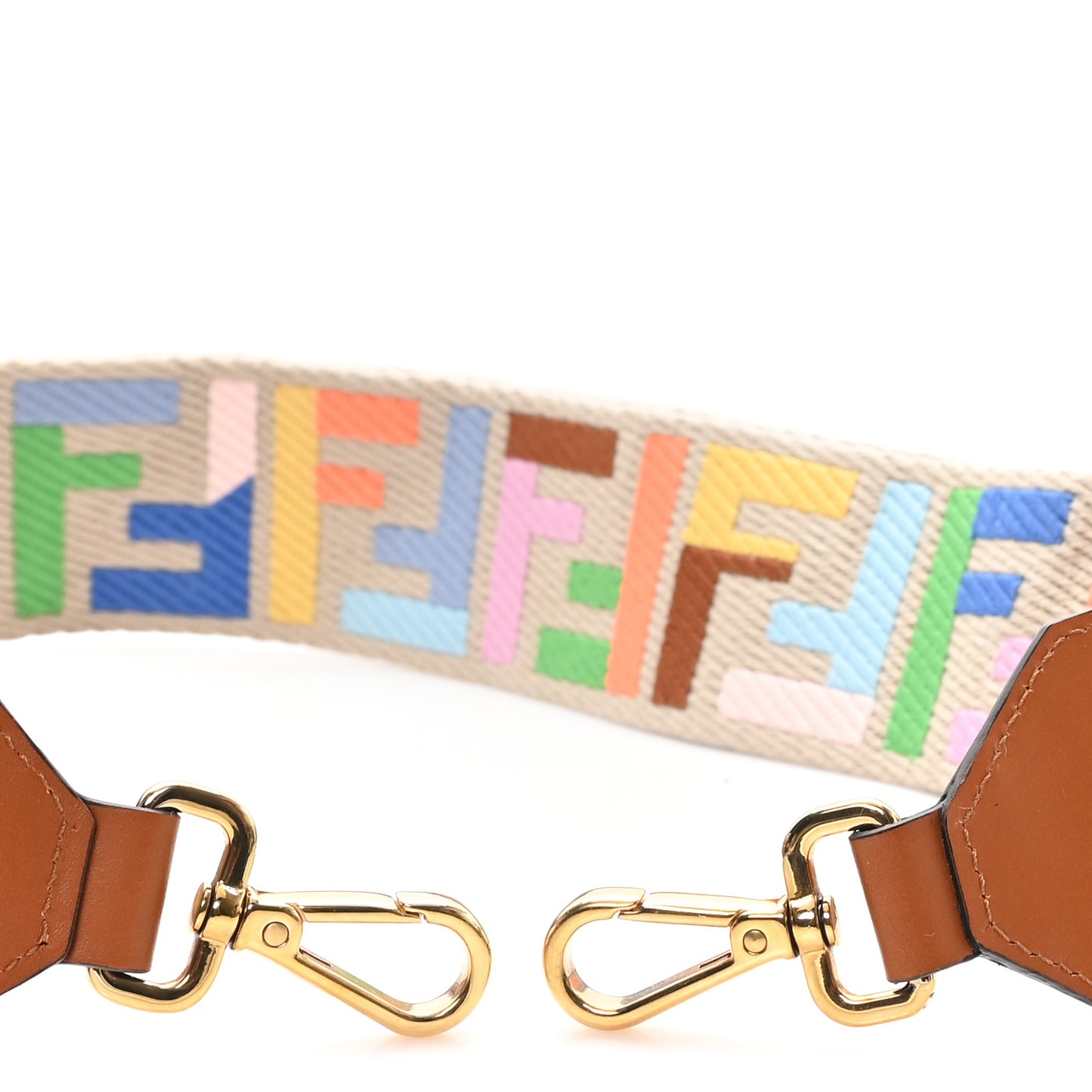 Canvas Calfskin FF 1974 Adjustable Strap You Multicolor Cuoio