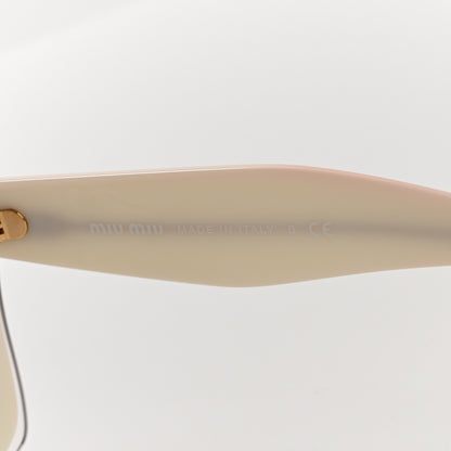 Miu Miu Acetate Cat Eye 04R Sunglasses Ivory 5 of 8