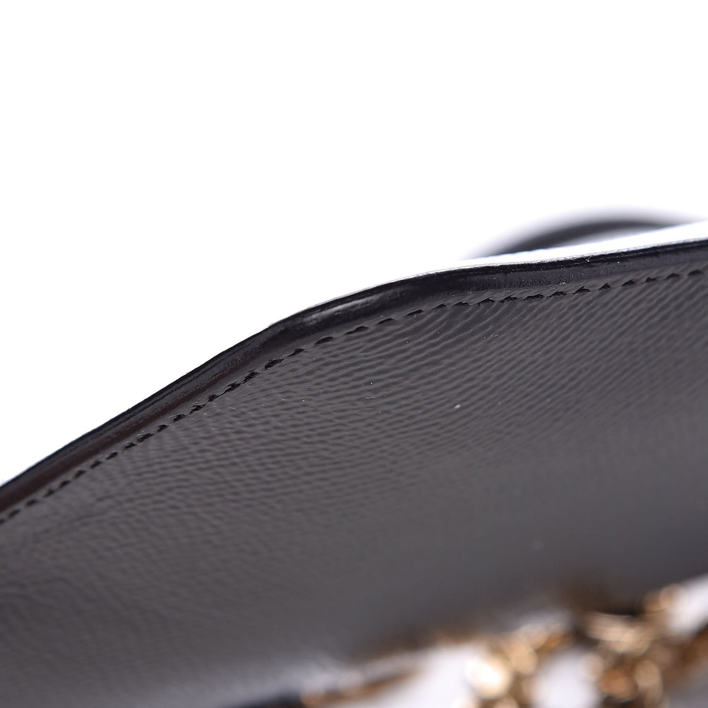 Patent London Peyton Crossbody Clutch Bag Black