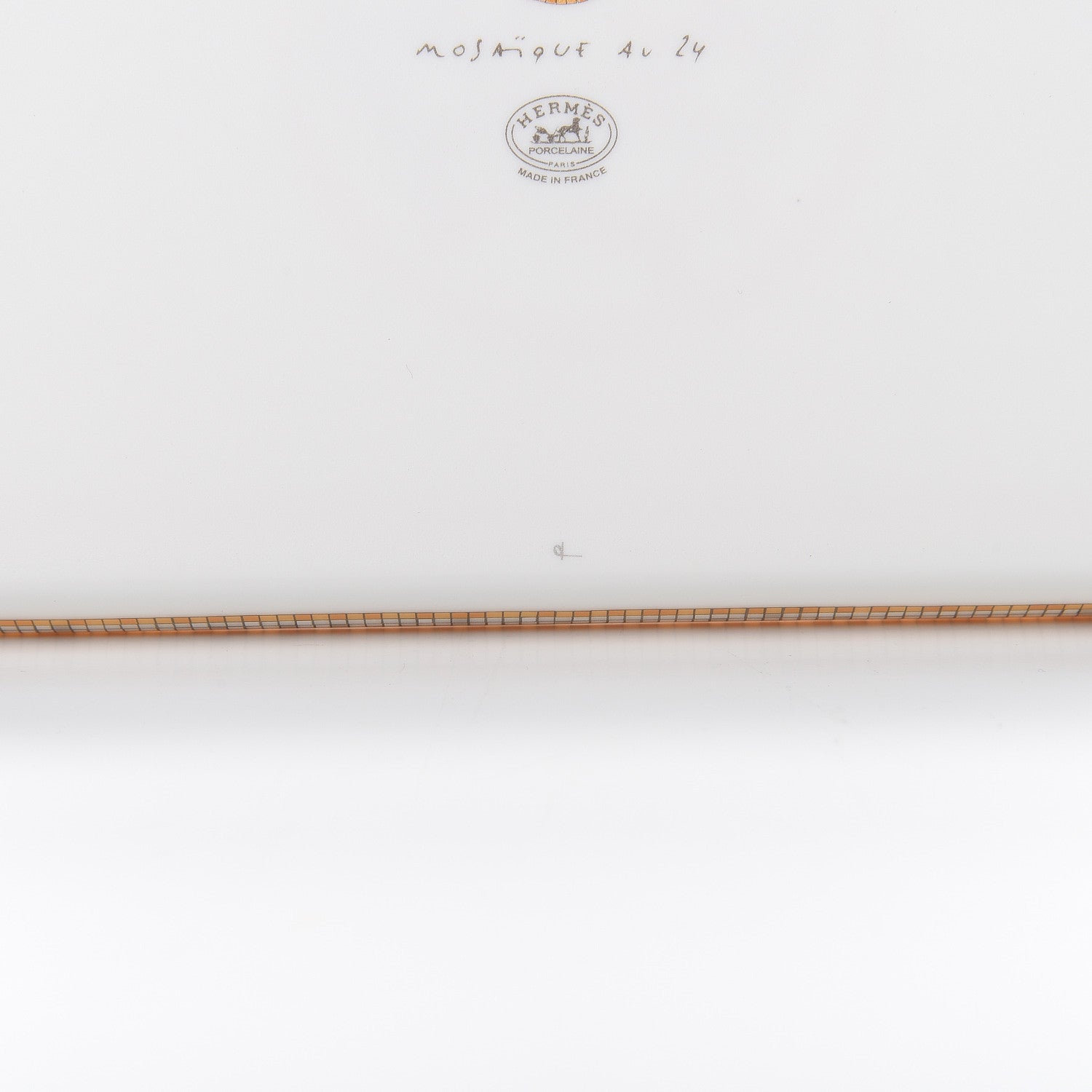 Hermes Porcelain Mosaique au 24 Sushi Plate 4 of 6