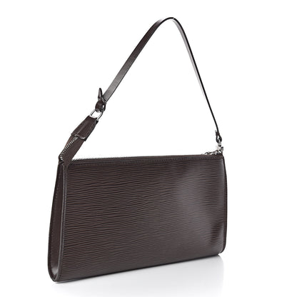 Louis Vuitton Epi Pochette Accessories 24 Moka 3 of 11