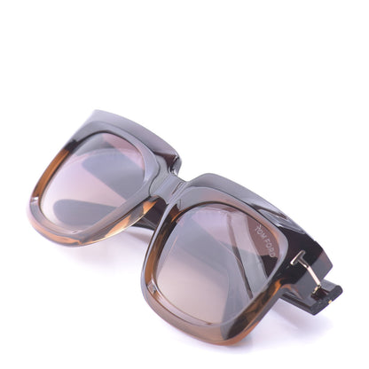 Tom Ford Christian Sunglasses TF729 Dark Brown 8 of 8