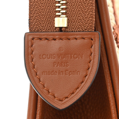 Louis Vuitton Raffia Monogram Giant Toiletry Pouch 26 Tan 6 of 6