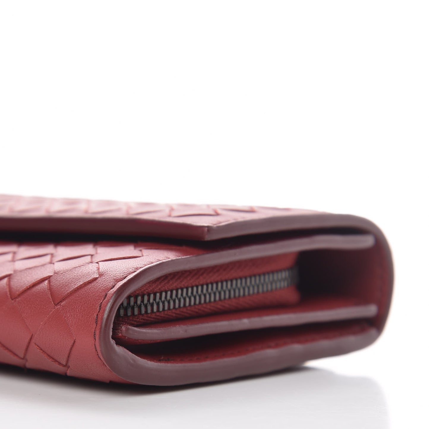 Nappa Intrecciato Continental Wallet Eclipse